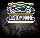 Custom Car Garage Sign Personalized Neon Sign Garage LED Sign Garage Sign Papa Workshop Sign Gift For Husband Business